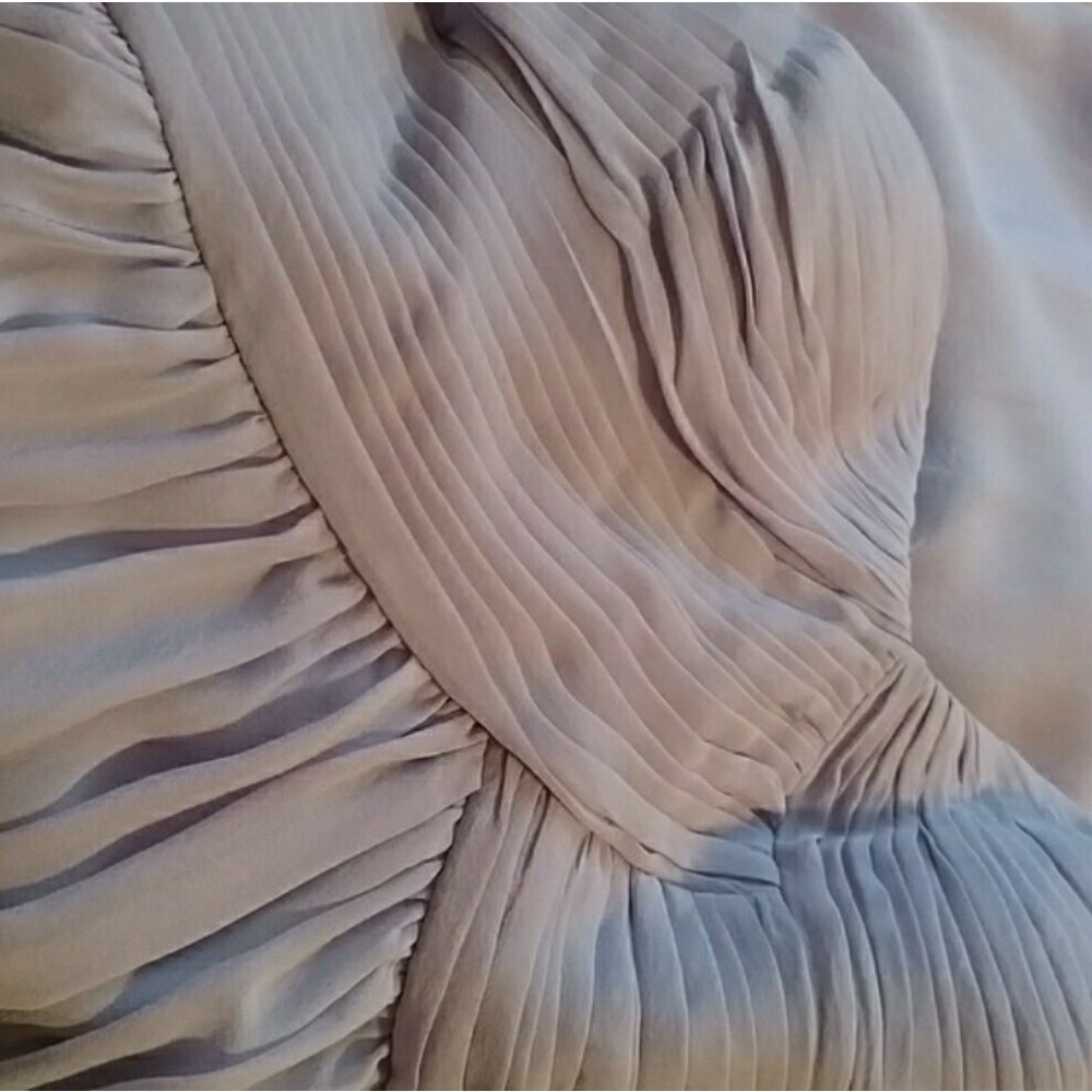 Donna Morgan Sarah Strapless Ruched Chiffon - Picture 3 of 5